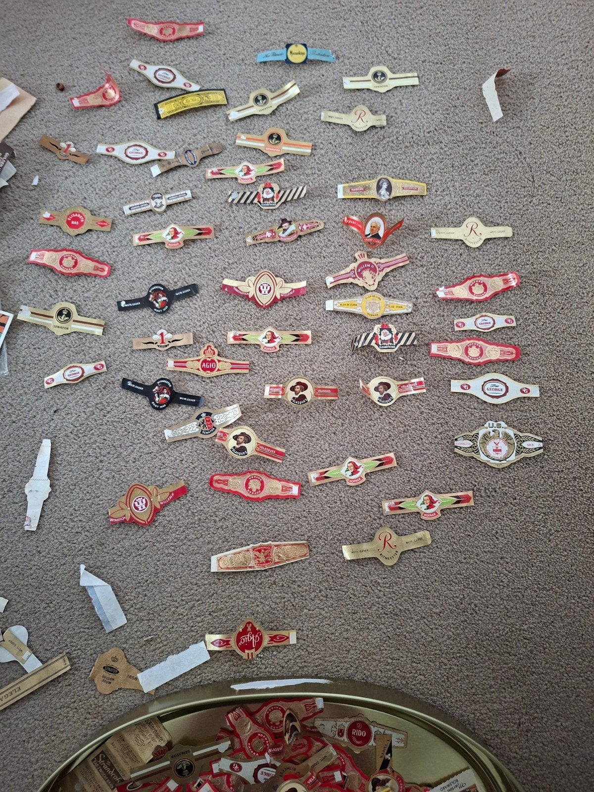 sigarenbandjes, Verzamelen, Rookartikelen, Aanstekers en Luciferdoosjes, Ophalen, Sigarenbandjes