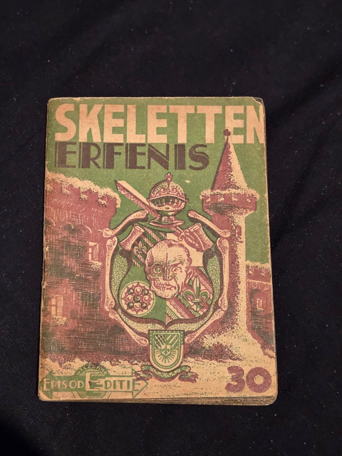 Vintage pocket strip Skeletten Erfenis ATH uitgever 1948, Boeken, Stripboeken, Eén stripboek, Ophalen of Verzenden, Gelezen