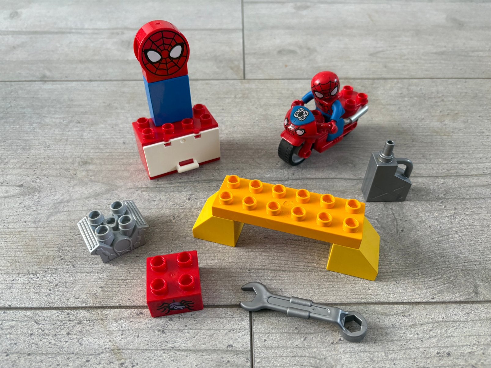 Duplo Spiderman., Ophalen of Verzenden, Zo goed als nieuw, Duplo