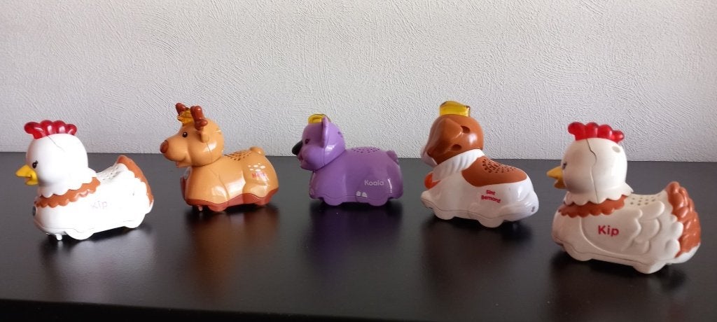 Vtech dieren met geluid (5x), Ophalen of Verzenden, Zo goed als nieuw, 6 jaar of ouder
