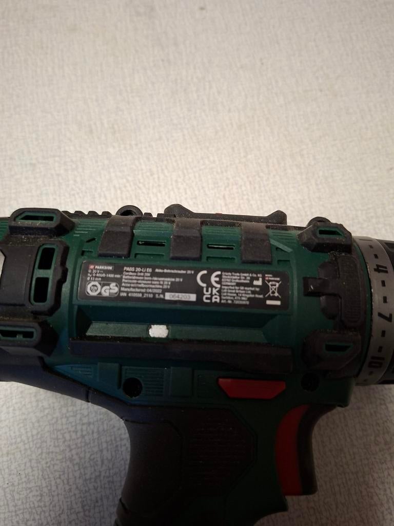 Parkside body, Ophalen, Zo goed als nieuw, Boor- en Schroefmachine, Variabele snelheid