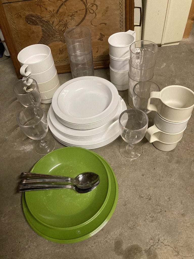 Kampeer servies Mepal, Ophalen, Gebruikt