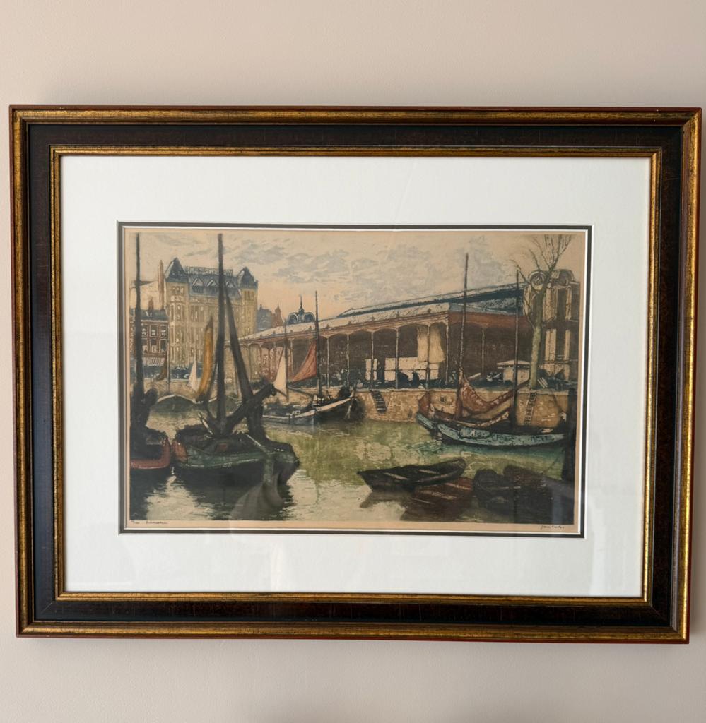 Ets Oude Vismarkt Rotterdam, Ophalen of Verzenden