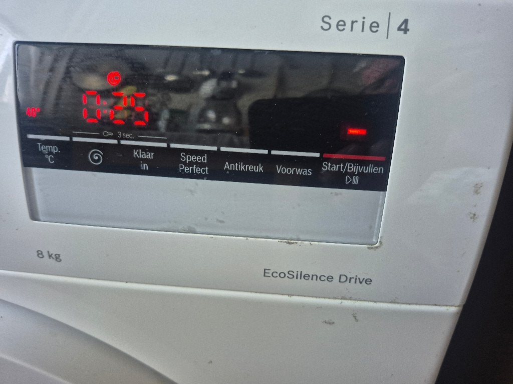 Wasmaschine, Witgoed en Apparatuur, Ophalen, Zo goed als nieuw, Voorlader, 85 tot 90 cm