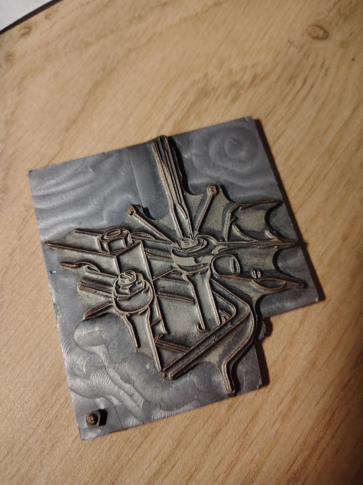 Drukplaat mogelijk militaria, Ophalen of Verzenden, Landmacht, Nederland