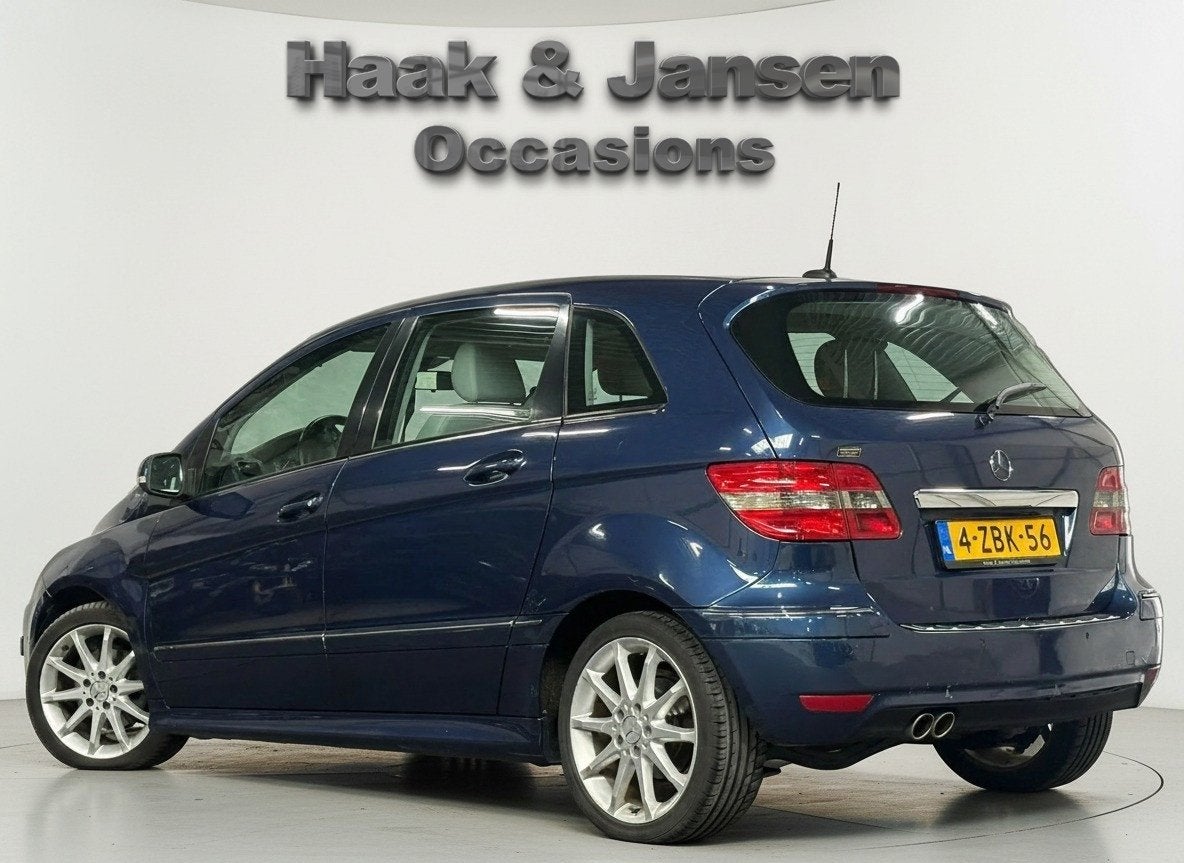 Mercedes-Benz B-klasse 200 Turbo - Automaat - Cruise - Infot, Gebruikt, 4 cilinders, Blauw, Leder