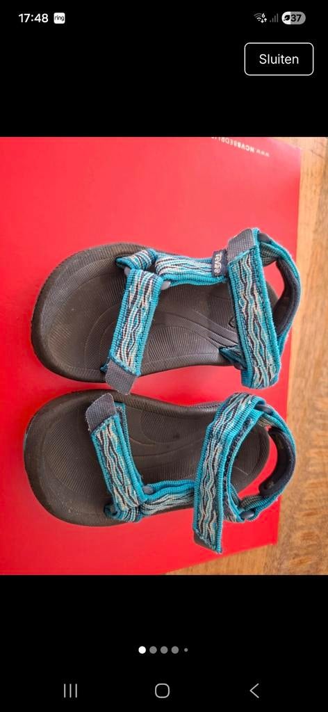 Teva Sandalen, zie foto's voor details maat, Ophalen of Verzenden, Gedragen, Sandalen of Muiltjes