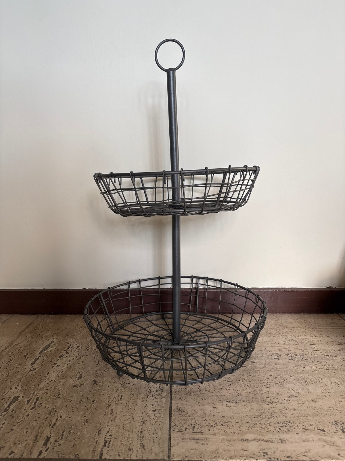 Metalen Etagère 50cm hoog voor fruit, broodjes en meer, Ophalen of Verzenden, Gebruikt, Etagère, Metaal