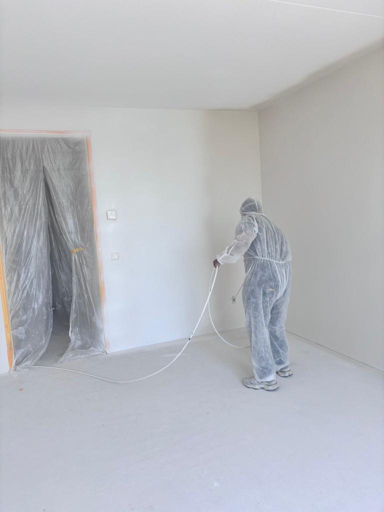 Latex spuiten €9,50 & afbouw werkzaamheden, Garantie, Verbouw of Aanbouw