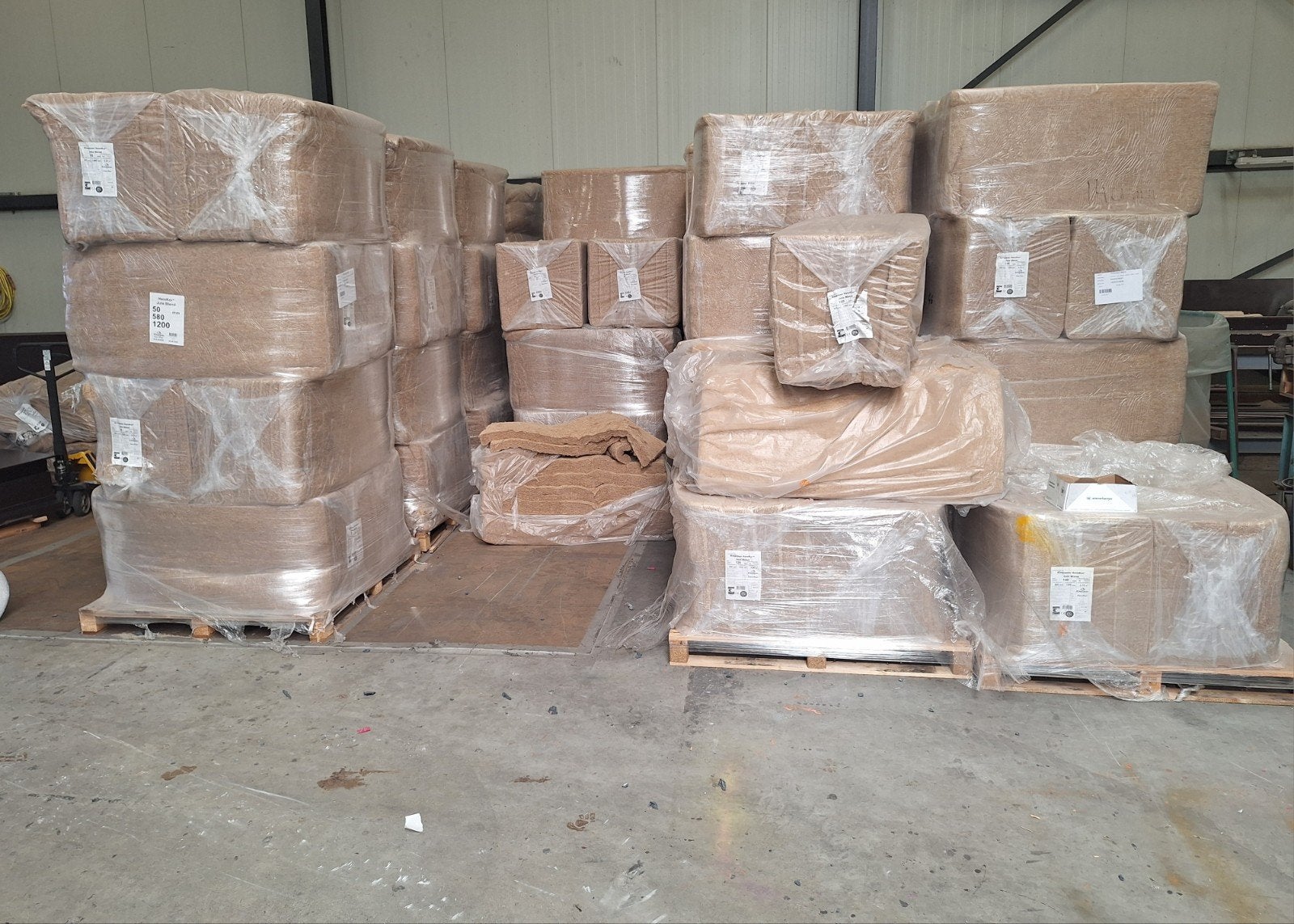 GROTE PARTIJ BIOBASED ISOLATIE, Overige materialen, Nieuw, 15 m² of meer, 8 tot 12 cm