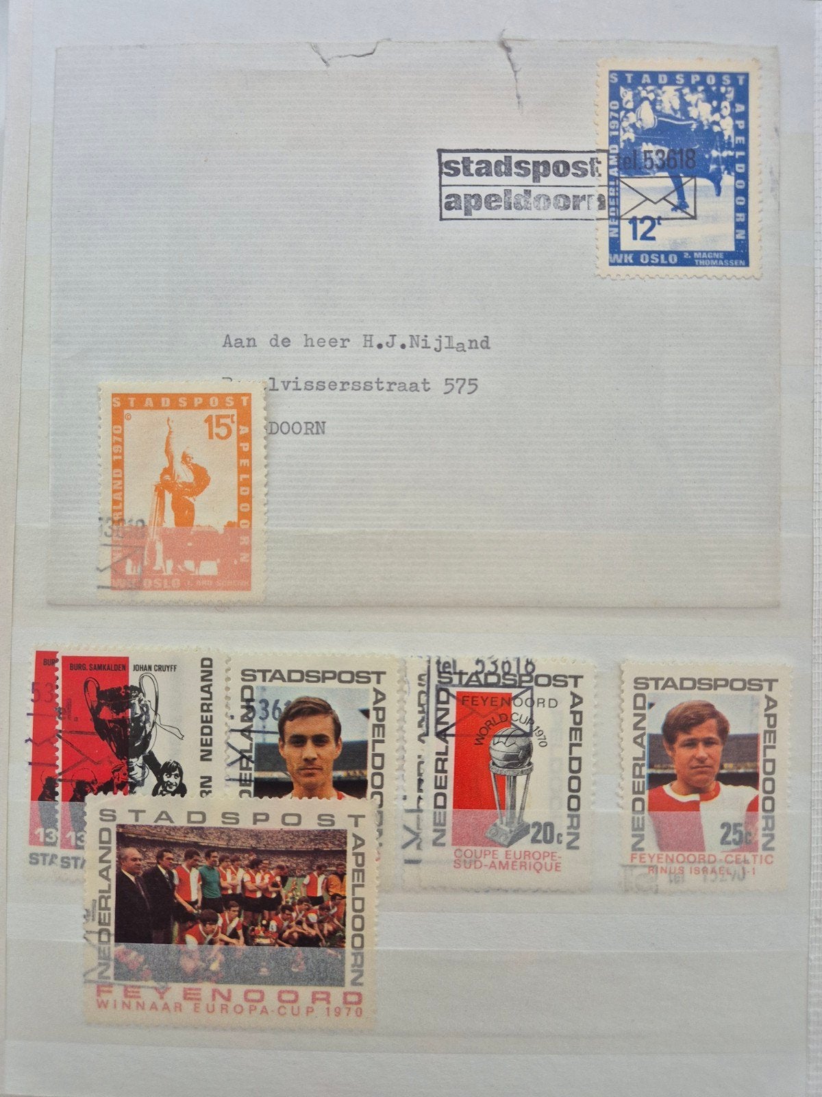 Nederlandse Stadspostzegels, Regiopostzegels, Lokale Uitgave, Postzegels en Munten, Ophalen of Verzenden, Na 1940, Gestempeld