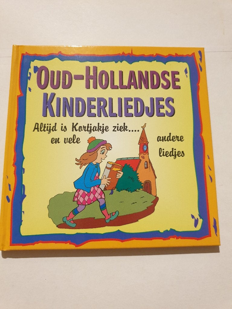 0282 oud hollandse kinderliedjes - geel, Verzenden, Fictie algemeen