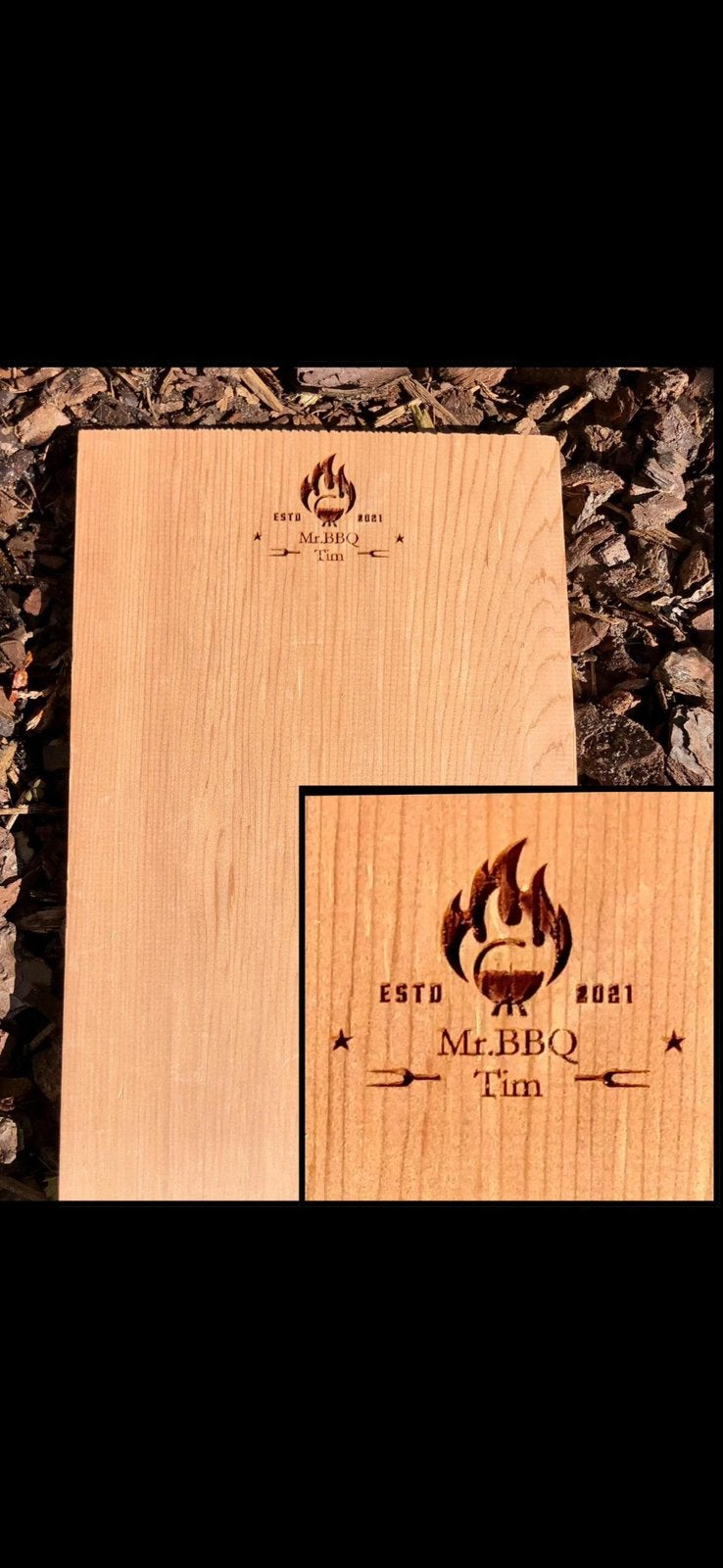 Bbq rookplank red ceder hout, Ophalen of Verzenden, Zo goed als nieuw