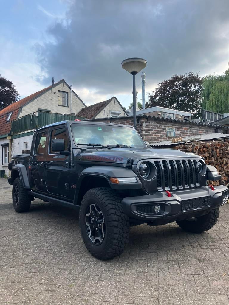 Jeep Gladiator Rubicon 3.6 V6 2024 5 Persoons grijskenteken, Automaat, Leder, Vierwielaandrijving, Dealer onderhouden