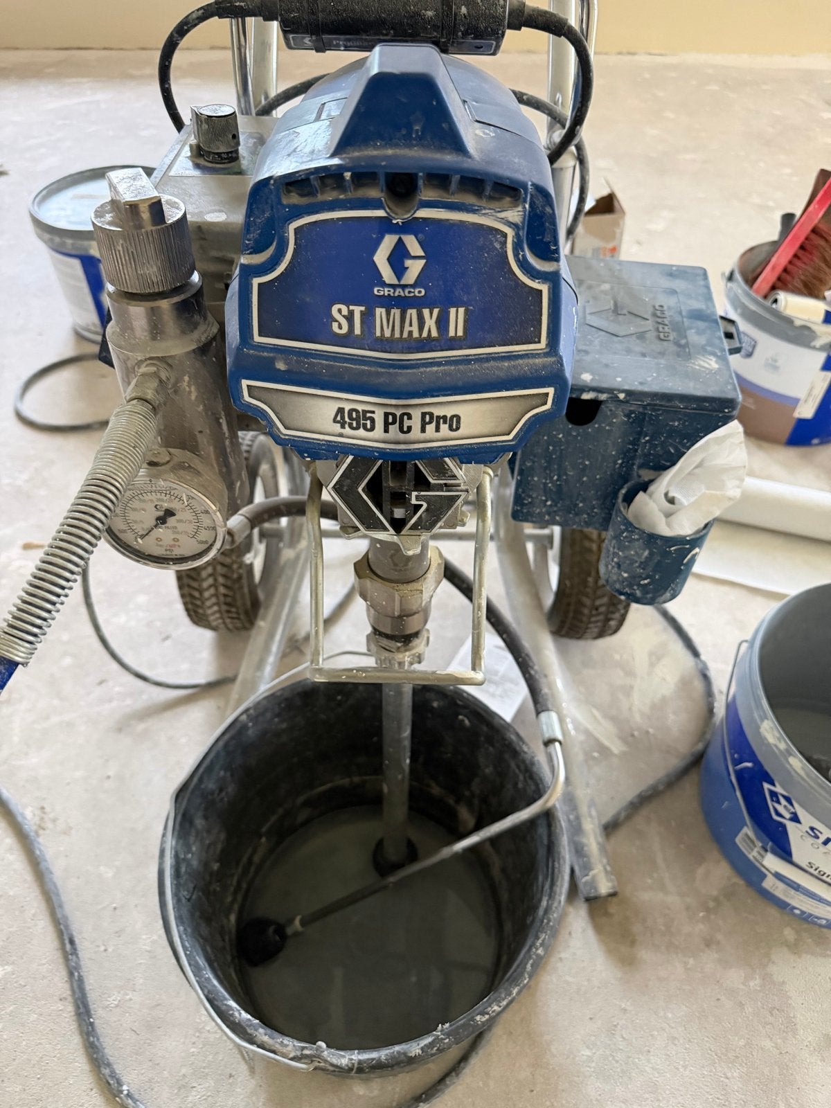 Graco 495 PC Pro Verfspuit met Hopper Kit, Ophalen, Gebruikt, Verfspuit of Verfpomp