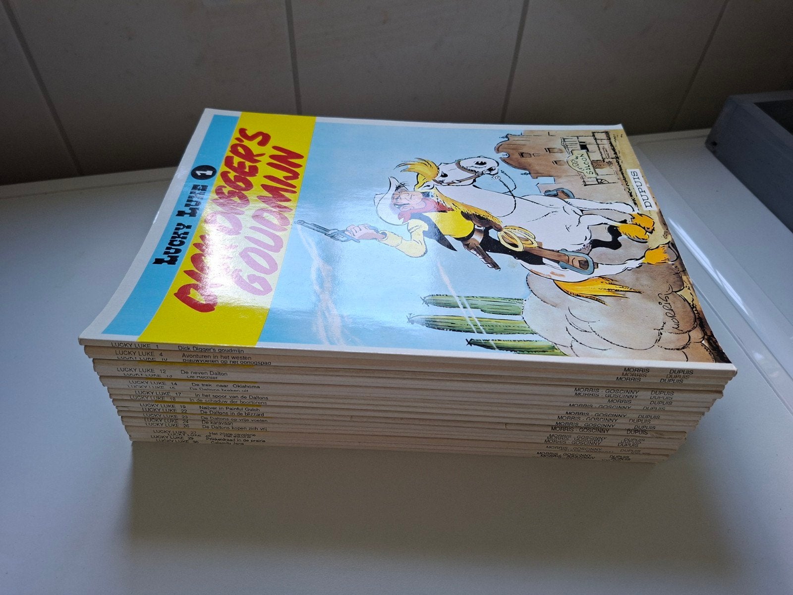 Lucky Luke stripboeken collectie -  22 delen, Boeken, Ophalen of Verzenden, Zo goed als nieuw