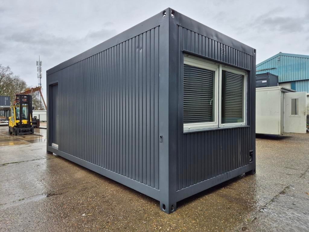6x3m Kantoorunit / bouwkeet / schaftkeet / woonunit, Ophalen