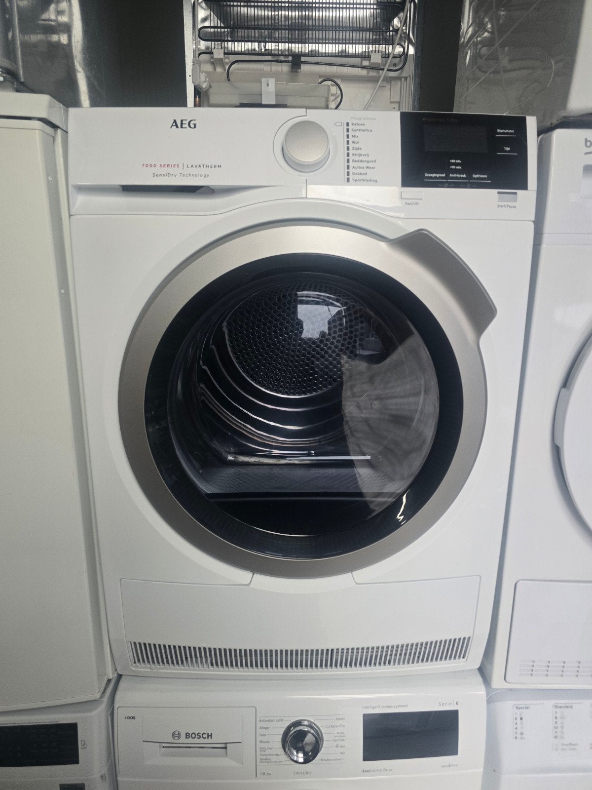 Keurige AEG 7000-series warmtepompdroger! 8KG! Garantie!🚚✅️, Aeg, 8 tot 10 kg, Ophalen of Verzenden, Zo goed als nieuw