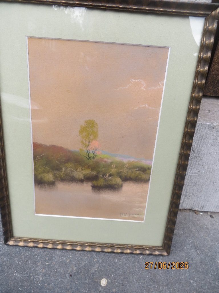 Hendrik Willem JANSEN, 1855,  pastel krijttekening p.scheen, Antiek en Kunst, Kunst | Tekeningen en Foto's, Ophalen, Tekening