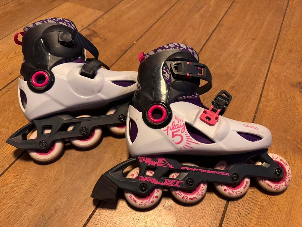 Oxelo Play 5 Kids' roller Skates  maat 32-34, Ophalen, Zo goed als nieuw