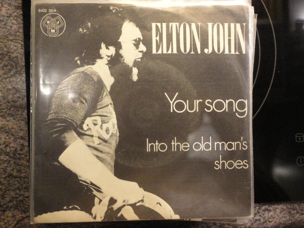 Elton John - Your song NL 1971 FH, Cd's en Dvd's, Vinyl Singles, Gebruikt, Fotohoes, 7 inch, Single