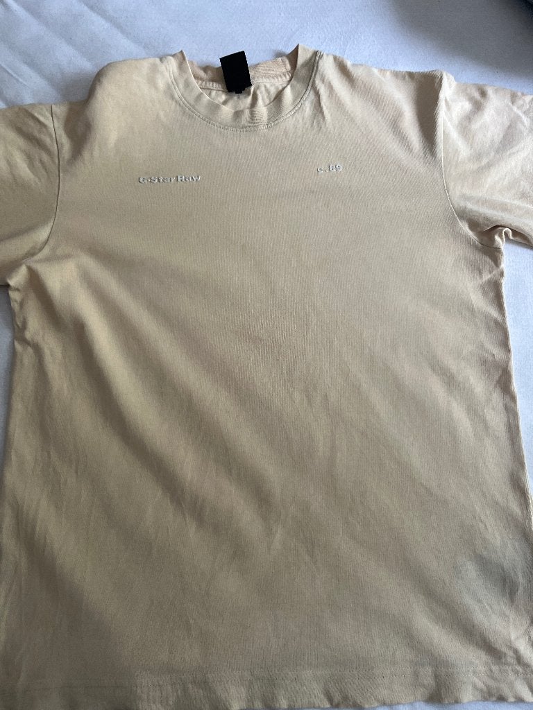 T shirt G star, G-Star Raw, Beige, Ophalen of Verzenden, Zo goed als nieuw
