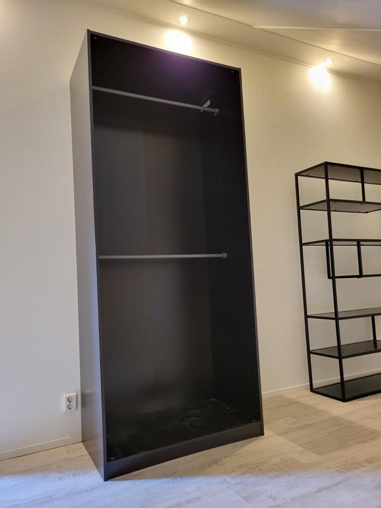IKEA Pax basis kast - Zwartbruin, Huis en Inrichting, Kasten | Kledingkasten, Ophalen, Gebruikt, 200 cm of meer, 50 tot 100 cm