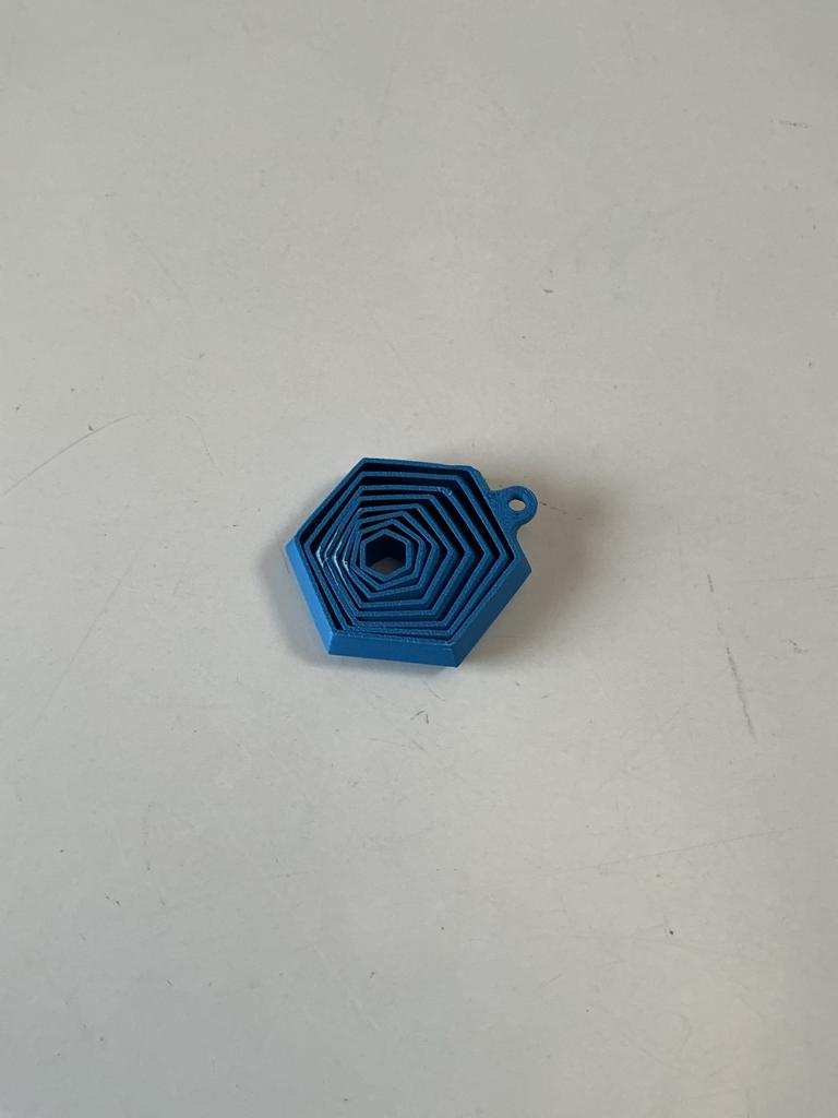 3D Geprint Object - Hexagon Design in Diverse Kleuren, Ophalen of Verzenden, Nieuw