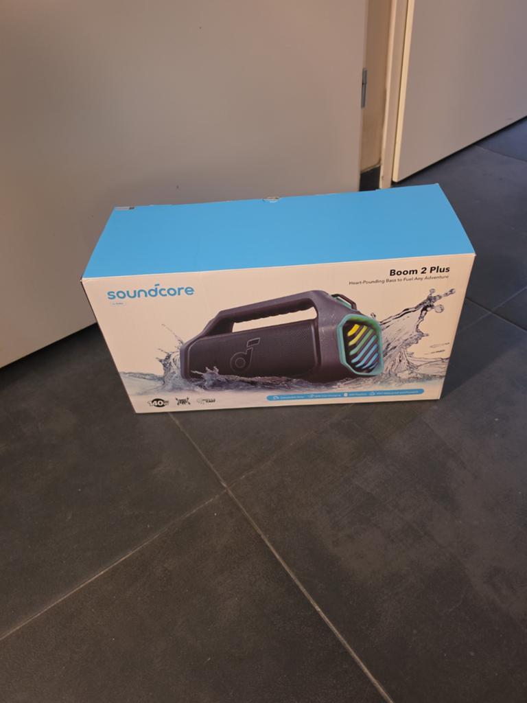 Tekoop nieuwe Soundcore Boom 2 Plus, Audio, Tv en Foto, Luidsprekers, Overige merken, Overige typen, Nieuw, Ophalen of Verzenden