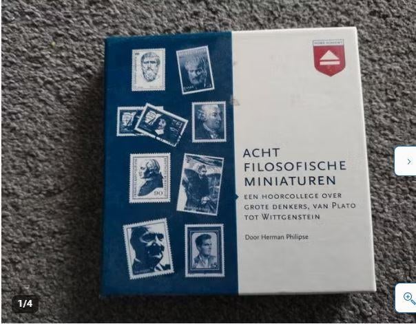 Acht Filosofische Miniaturen - Herman Philipse CD Box, Cd's en Dvd's, Cd's | Overige Cd's, Zo goed als nieuw, Boxset, Ophalen of Verzenden