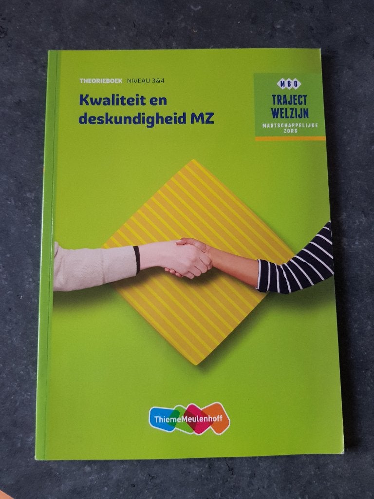 Kwaliteit en deskundigheid MZ, Ophalen of Verzenden, Gelezen, Overige niveaus, ThiemeMeulenhoff