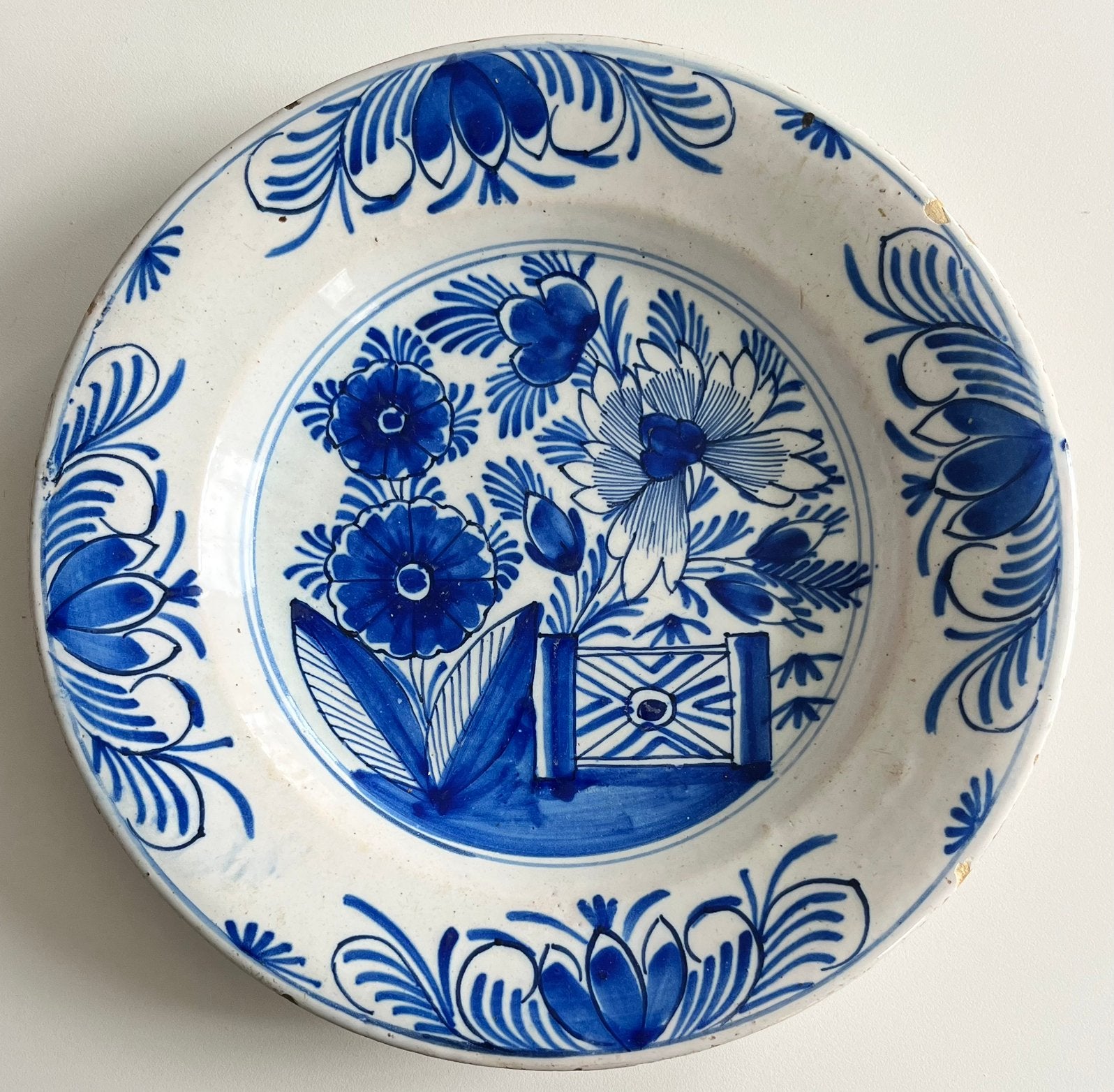 Bord Delft, 18e eeuw, Antiek en Kunst, Ophalen of Verzenden
