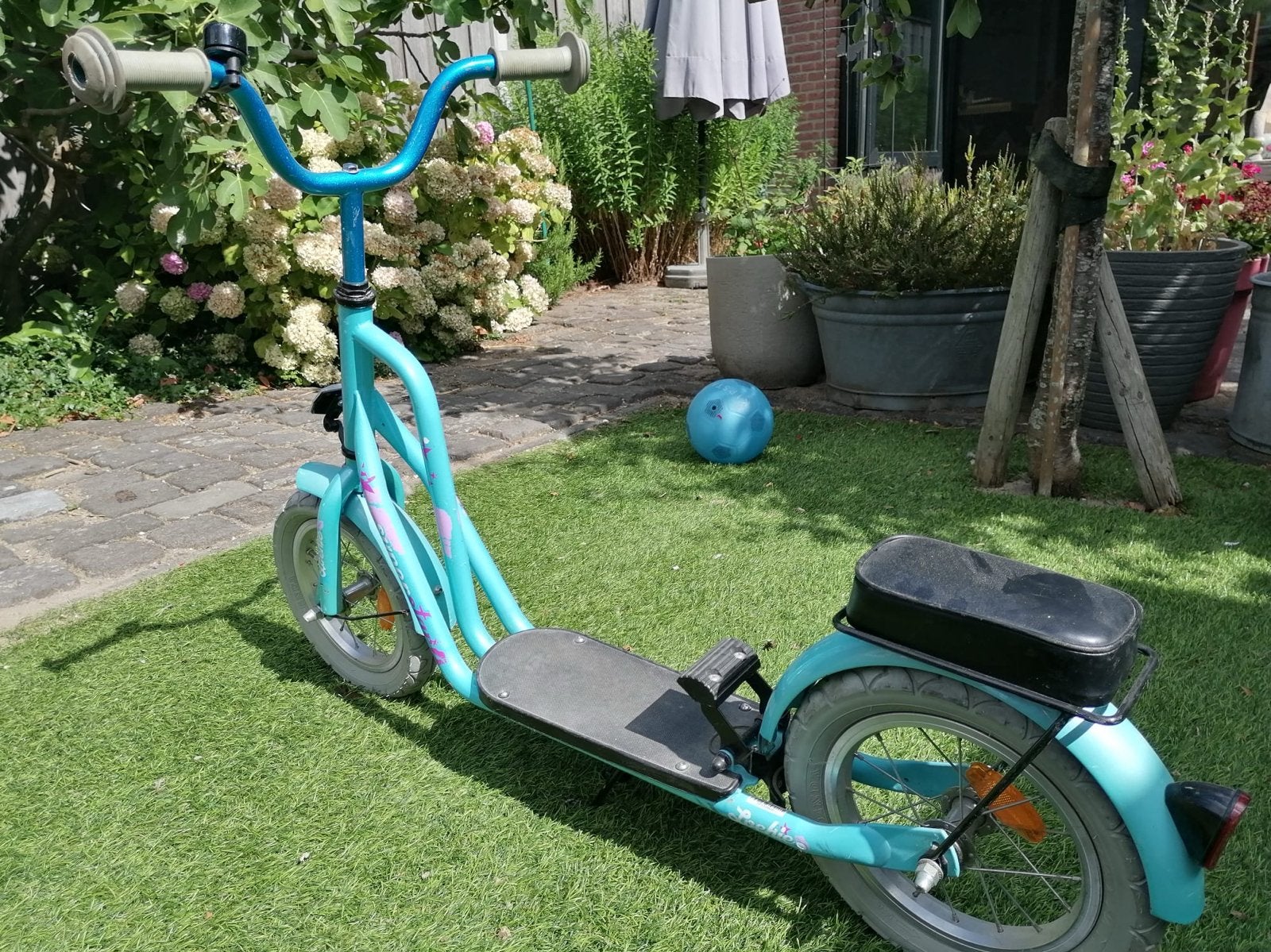 Loekie step met luchtbanden, Fietsen en Brommers, Steps, Ophalen, Gebruikt, Gewone step