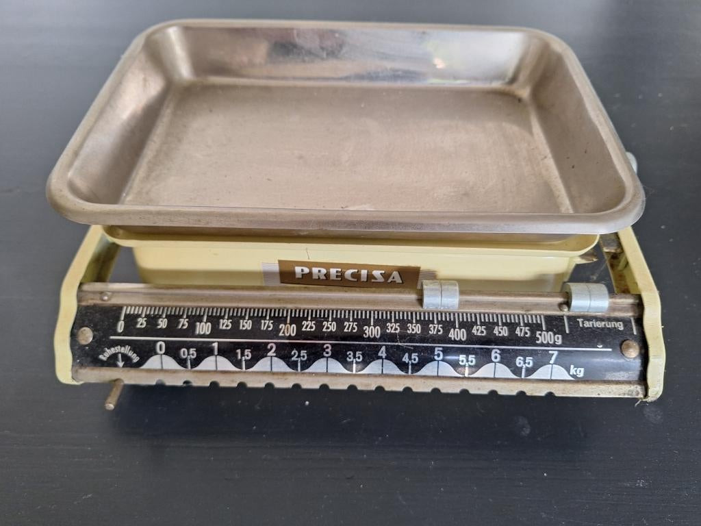 Precisa Vintage weegschaal, Ophalen