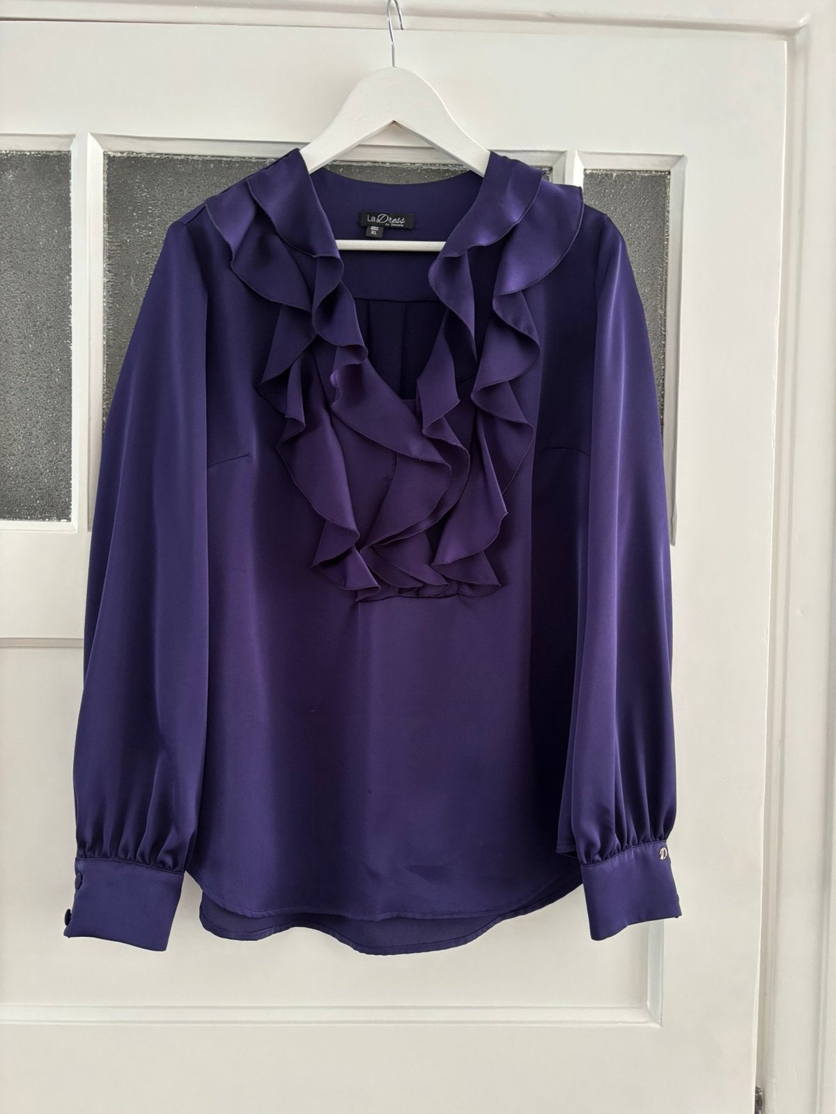 Top LaDress maat XL deep purple, Ophalen of Verzenden, Zo goed als nieuw, Maat 46/48 (XL) of groter, Paars