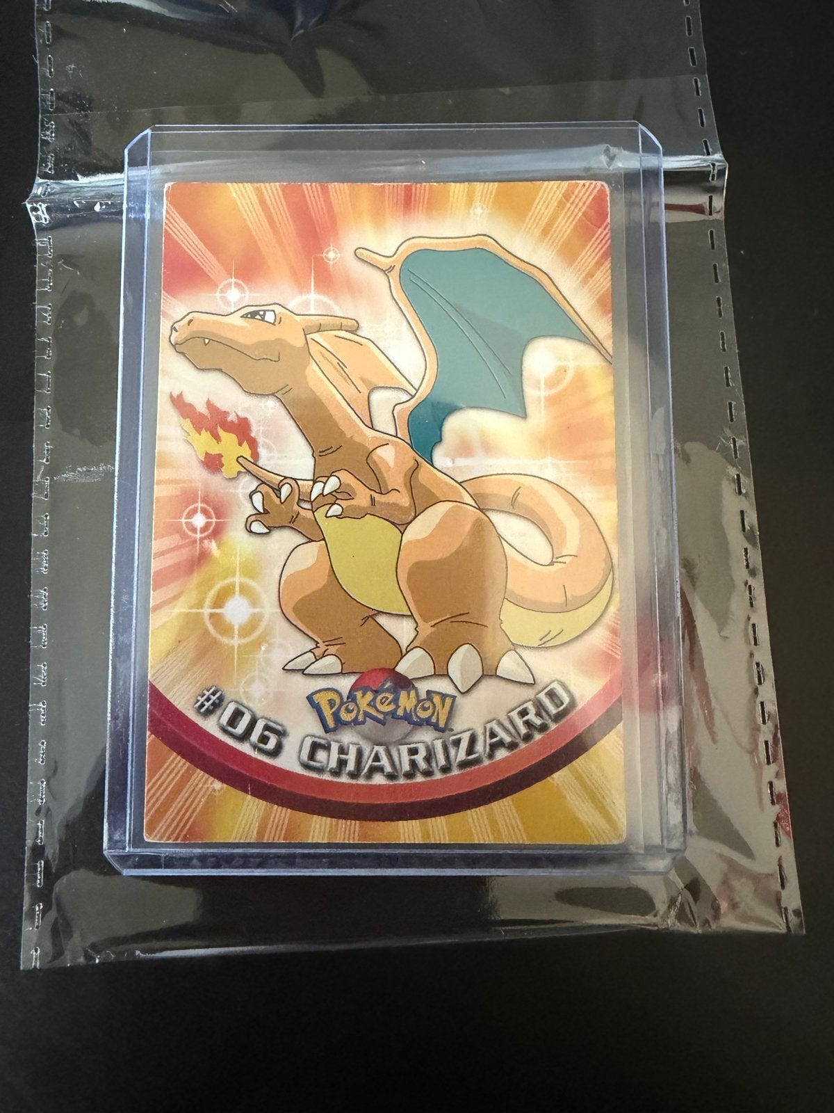 1999 Charizard Topps TV Animation Edition #6 Charizard Kaart, Ophalen of Verzenden, Zo goed als nieuw, Losse kaart