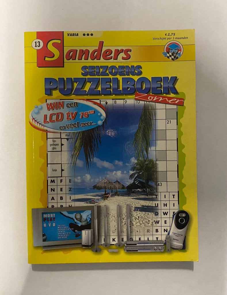 Boek - 926 - Sanders Seizoens Puzzelboek, Ophalen of Verzenden, Zo goed als nieuw