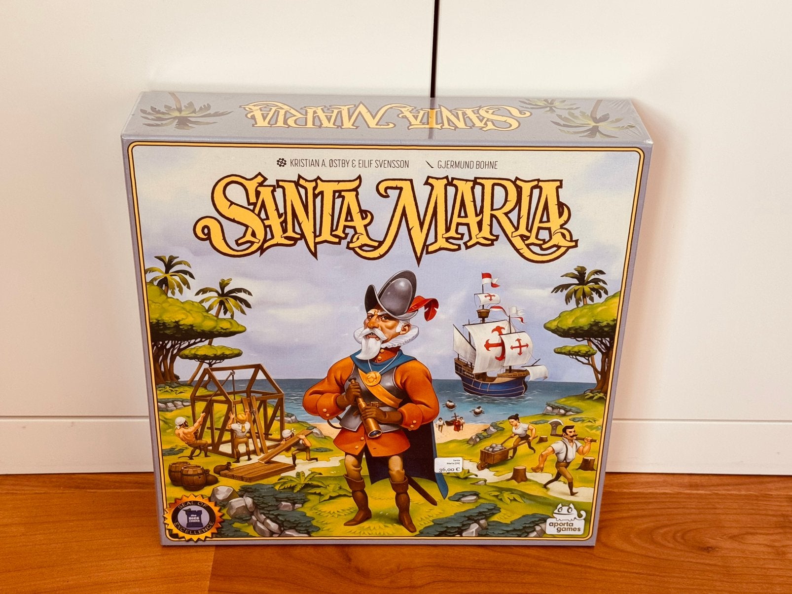 Bordspel Santa Maria (nieuw), Een of twee spelers, Ophalen, Nieuw, Aporta Games