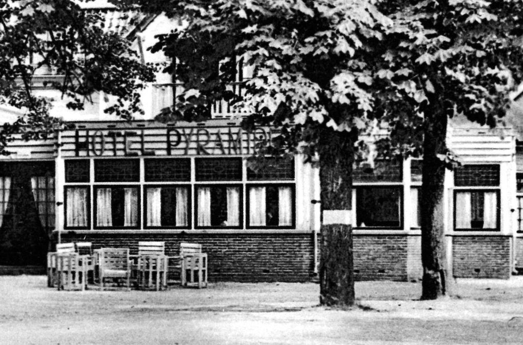 968146	Hotel	Pyramide	Austerlitz Utr	1936	zegel afgeweekt, Verzamelen, Ophalen of Verzenden, 1920 tot 1940, Gelopen, Utrecht
