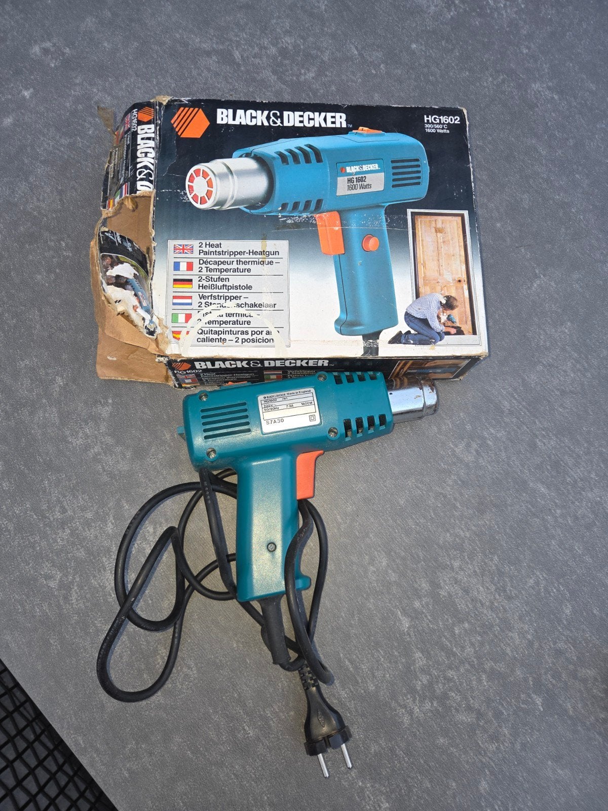 black & decker verf fohn, Ophalen, Gebruikt, 600 watt of meer, Overige typen
