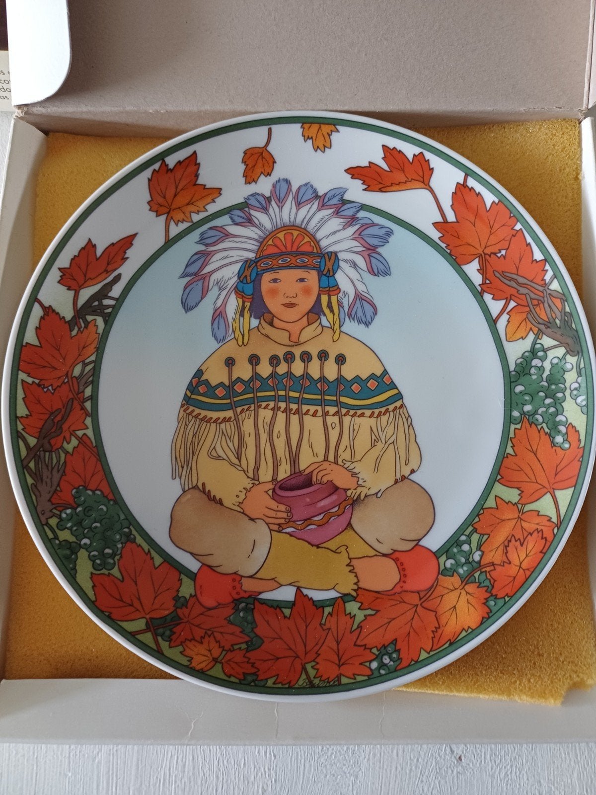Villeroy & Boch UNICEF wandbord nr 9 USA in originele doos, Ophalen of Verzenden