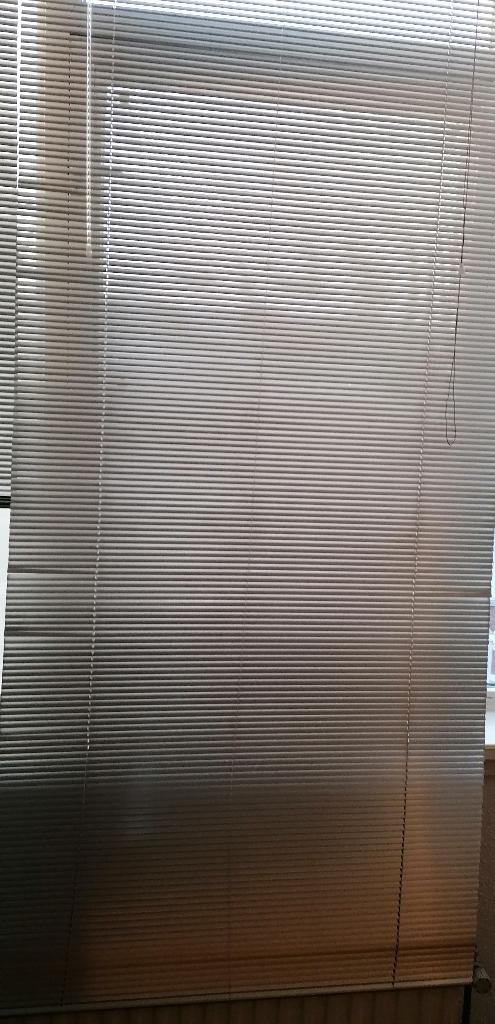 Jaloezieën zilver grijs aluminium 2 maten Vanaf € 25,00, Ophalen, Gebruikt, Grijs