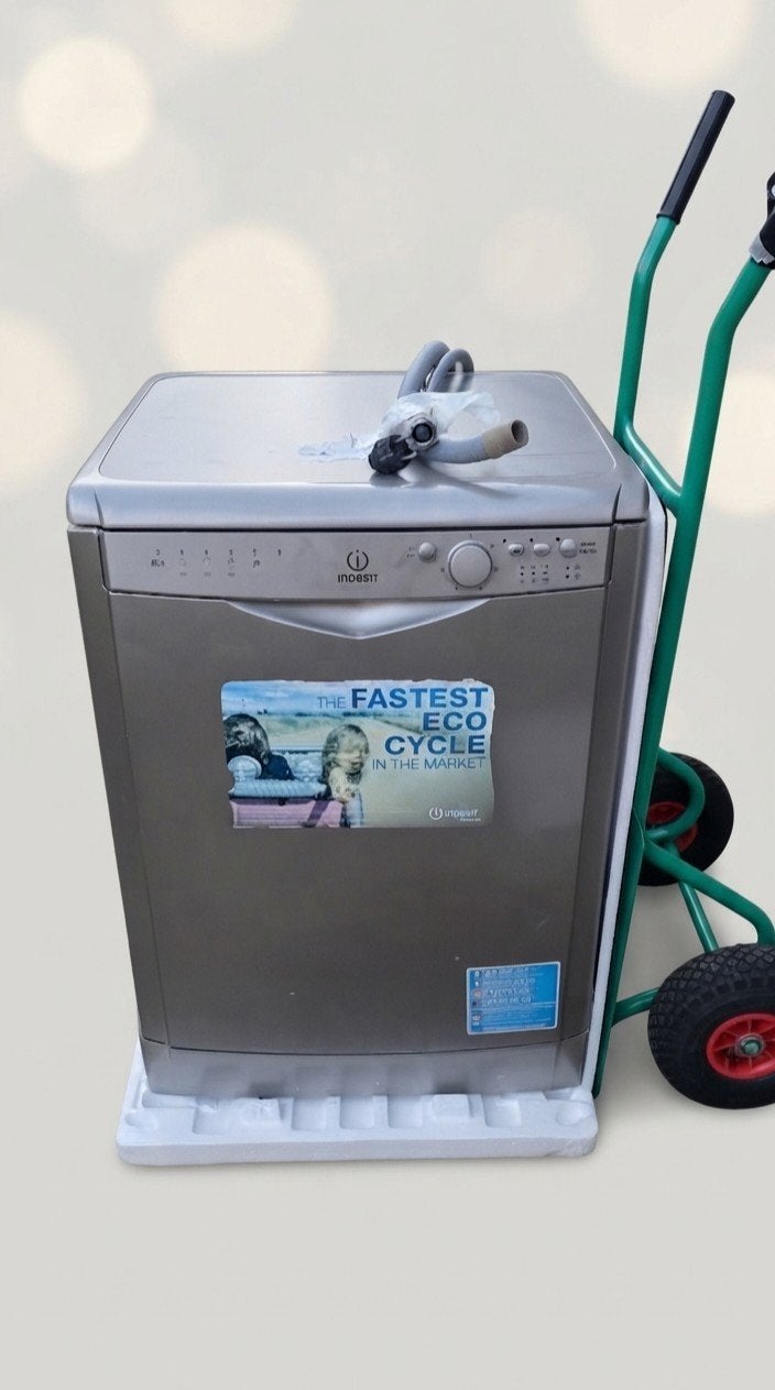 Indesit DFG 26B1 NX EU Vrijstaande Vaatwasser, Gebruikt, Minder dan 85 cm, Eco programma, 60 cm of meer