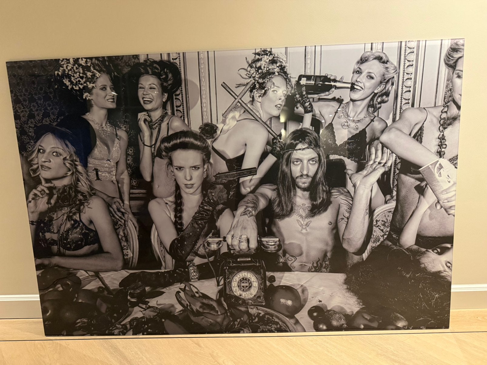 Jordi Gomez / plexiglas schilderij / last supper, Ophalen of Verzenden