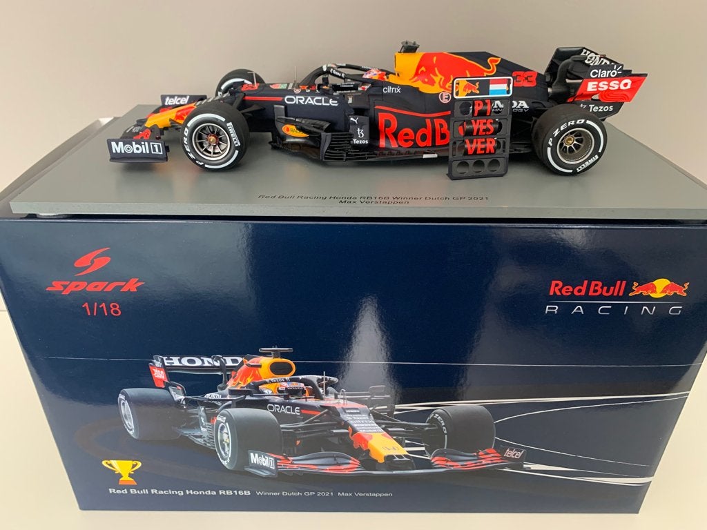 Max Verstappen winnaar Zandvoort GP 2021 Spark 1:18, Verzamelen, Ophalen of Verzenden, Zo goed als nieuw, Formule 1