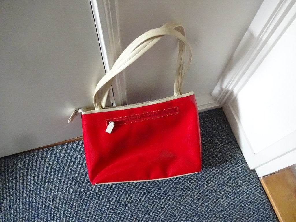 David Jones Rode lak tas, Sieraden, Tassen en Uiterlijk, Tassen | Damestassen, Ophalen of Verzenden, Zo goed als nieuw, Rood, Overige typen