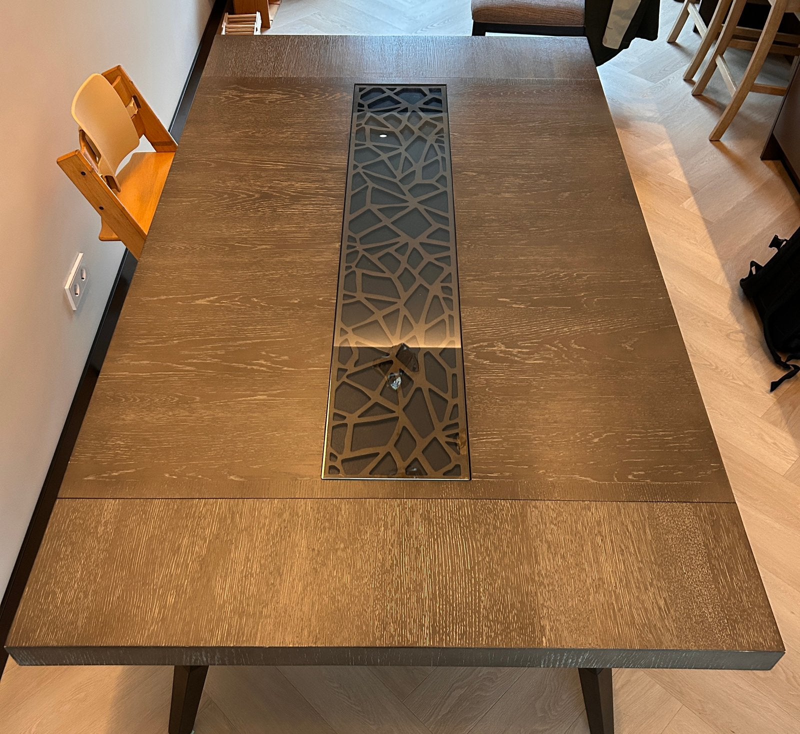 Groote eettafel, Ophalen, 50 tot 100 cm, 150 tot 200 cm, Rechthoekig