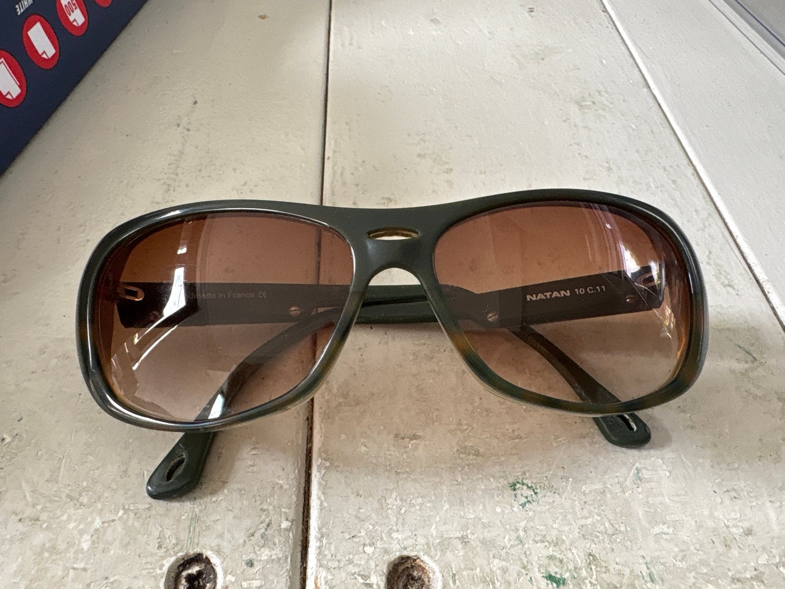 Natan zonnebril - Handmade in France, Overige merken, Zonnebril, Ophalen of Verzenden, Zo goed als nieuw
