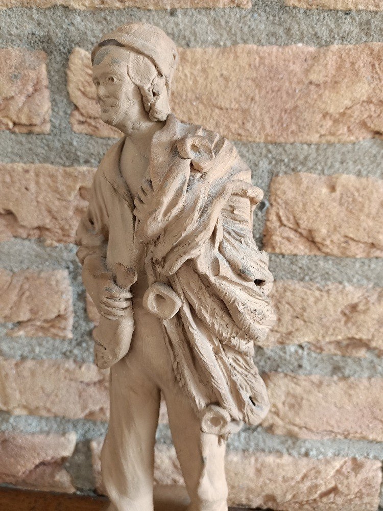 (213) Terracotta Spanje jaren 1960 afmeting 29x9cm, Verzenden