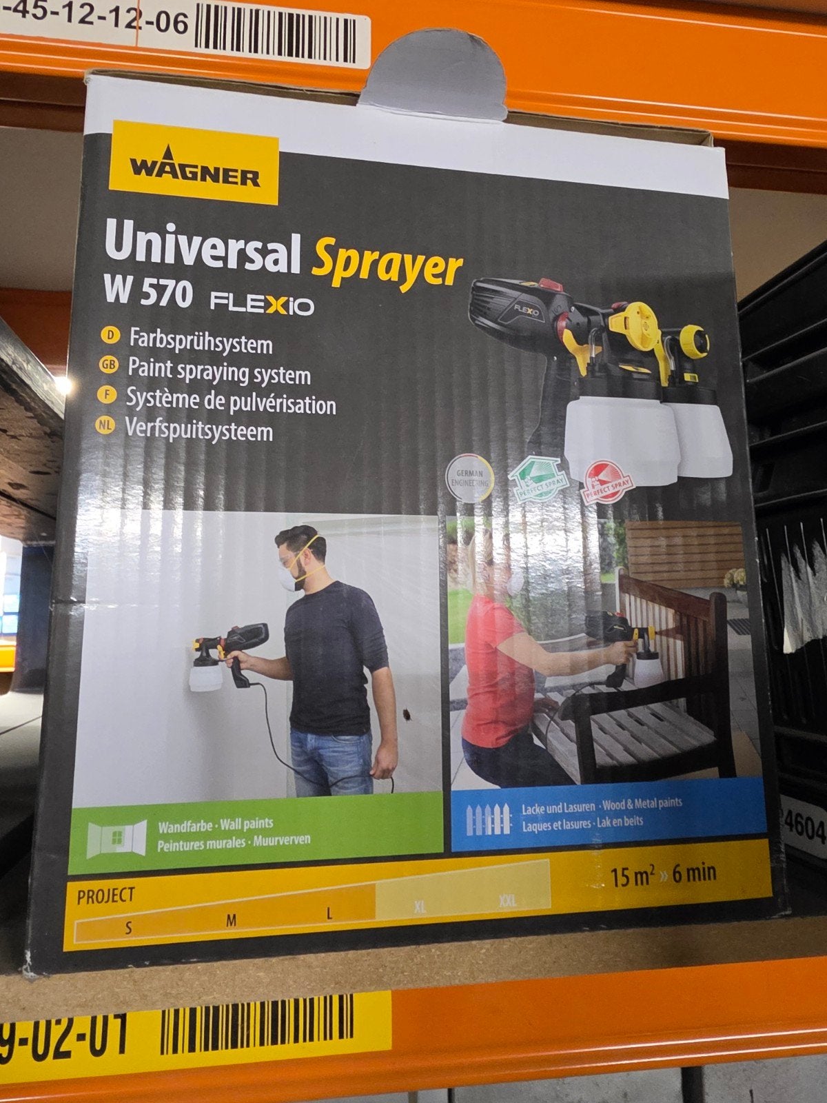 Wagner Universal Sprayer W 570 FLEXiO verfspuit NIEUW, Wagner, Niet gespecificeerd op de verpakking, Niet gespecificeerd op de verpakking
